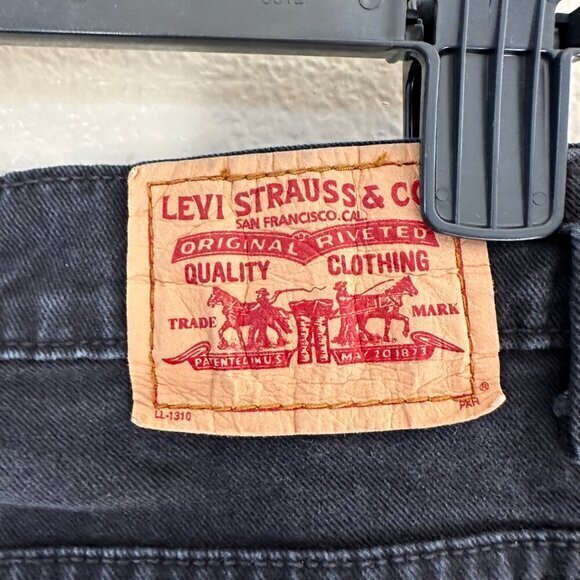 Levi's 550 Black‎ Bootcut Jeans   Size 14L - Picture 5 of 9